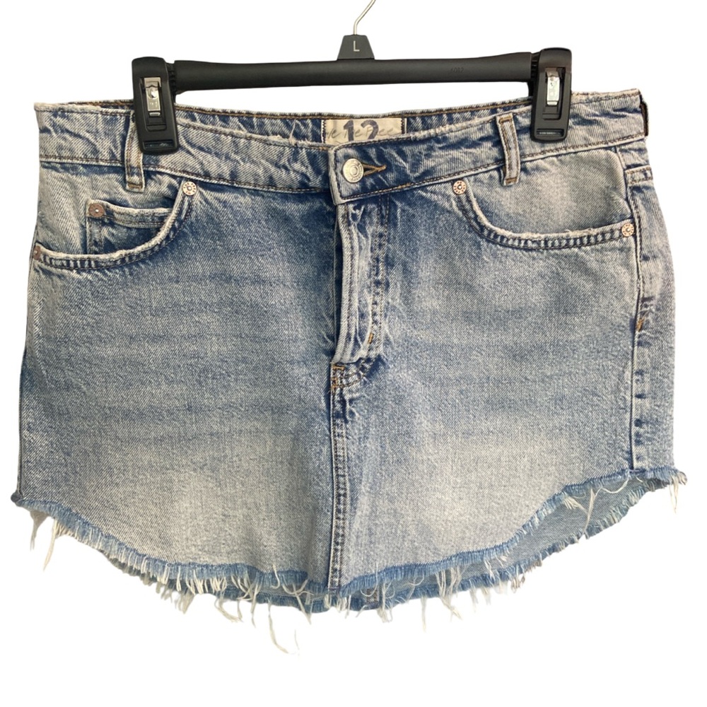 We The Free Denim Mini Skirt